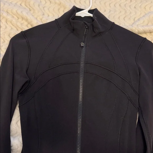 lululemon define jackets size 2 black and white - Picture 2 of 7